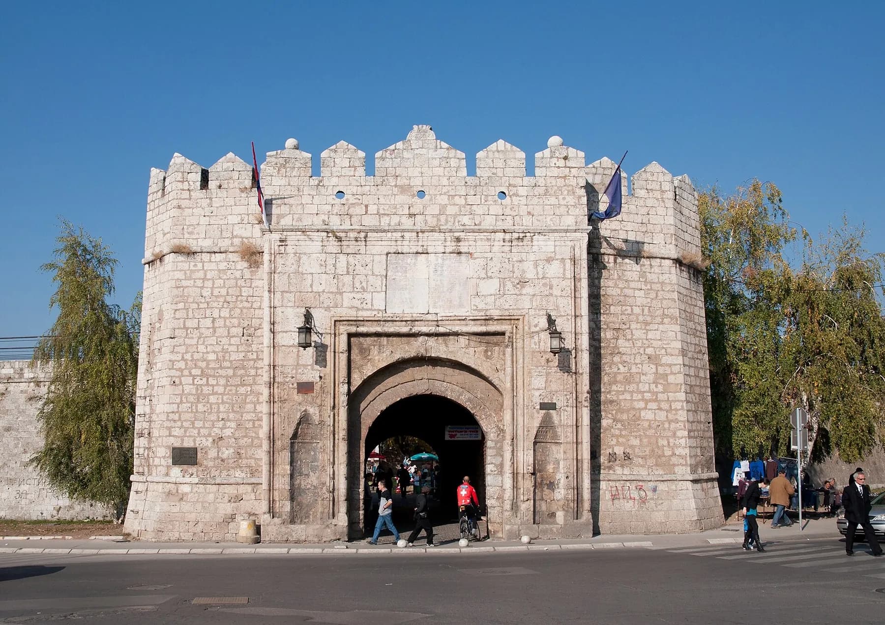 Fortaleza histórica de Niš en Serbia.